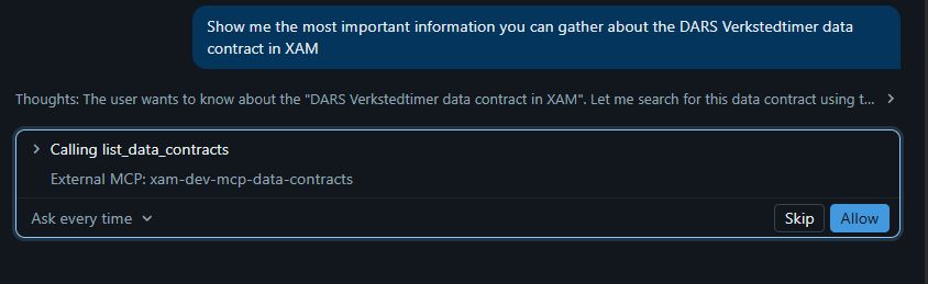 Agent Running DC Tool