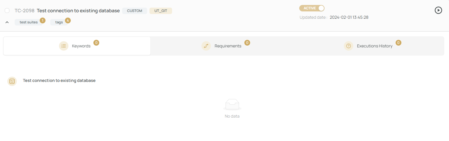 Custom Test Execution