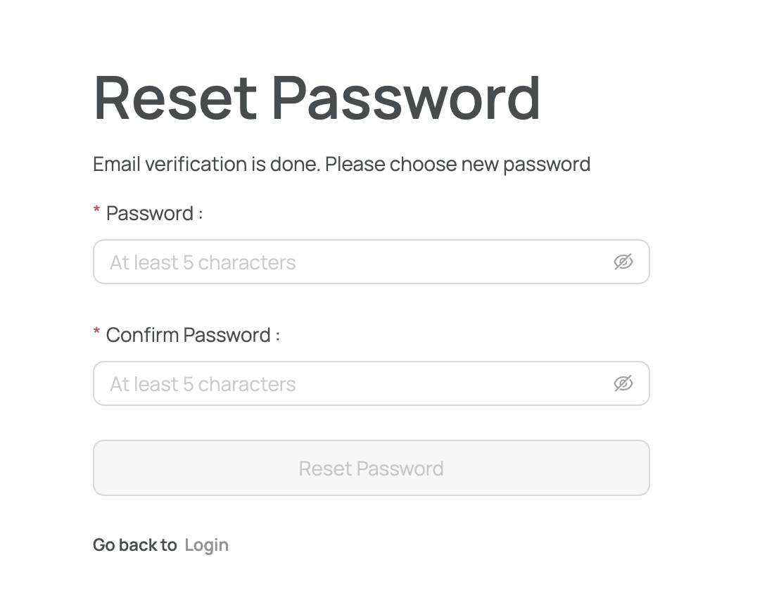 Password Recovery - Step 4